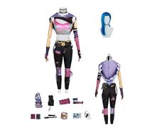 ZYJKGL Cosplay Uniform Anime Arcane Season 2 Jinx Cosplay Costume Full Set - Halloween Party Christmas Comic Exhibition and Anime Conventions Complete Set Outfit Adults