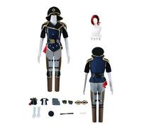 ZYJKGL Cosplay Uniform Anime Arcane Season 2 VI Cosplay Costume Full Set - Halloween Party Christmas Comic Exhibition and Anime Conventions Complete Set Outfit Adults