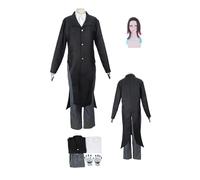 ZYJKGL Cosplay Uniform Anime Demon Slayer Enmu Cosplay Costume Full Set with Wig - Halloween Party Christmas Comic Exhibition and Anime Conventions Complete Set Outfit for women Adults