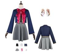 ZYJKGL Cosplay Uniform Anime I Want to Eat Your Pancreas Ruby Cosplay Costume Full Set - Halloween Party Christmas Comic Exhibition and Anime Conventions Complete Set Outfit Adults and Child