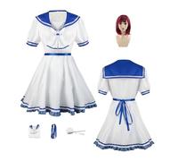 ZYJKGL Cosplay Uniform Anime I Want to Eat Your Pancreas Yamagata Kanata Cosplay Costume Full Set - Halloween Party Christmas Comic Exhibition and Anime Conventions Complete Set Outfit Adults