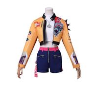 ZYJKGL Cosplay Uniform Anime KPop Demon Hunters Rumi Cosplay Costume Full Set - Halloween Party Christmas Comic Exhibition and Anime Conventions Complete Set Outfit Adults and Child