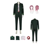 ZYJKGL Cosplay Uniform Anime Wind Breaker KIRYU MITTSUK Cosplay Costume Full Set - Halloween Party Christmas Comic Exhibition and Anime Conventions Complete Set Outfit Adults