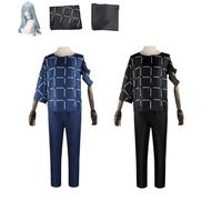ZYJKGL Mahito Cosplay Costumes Juju'tsu Kai'sen Character Fancy Dress Up Adult Uniform Outfits Full Set Halloween Carnival Party
