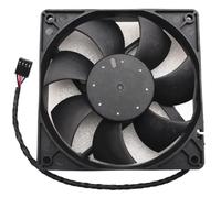 ZYJOZMD 12cm Axial Fan for AVC 120mm X 25mm 4-Wire PWM Cooling, Dual Ball Bearing, 12V 1.02A, Speed 600-4300 RPM, 148.9 CFM