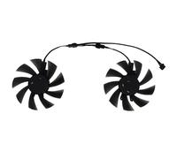 ZYJOZMD 2Pcs/Set 4Pin 85MM GA92S2H,Graphics Cards Fan,VGA Cooler For ZOTAC for GTX 1660 Super Destroyer, For 51Risc RTX2060(Black GA92S2H)