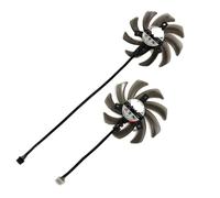 ZYJOZMD 2Pcs/Set Video Card Fan,GPU Cooler,FDC10H12S9-C For EMTEK GTX1660 Ti For RTX 2060 for SUPER for STORM X for DUAL for BASIC GA91S2U(9mm Plug FDC10H12S)