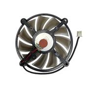 ZYJOZMD 8.6CM Diameter Graphics Card Fan (Shield God/God Spear) - 6.3CM Mounting Hole Spacing, Small 2-Pin Ball Bearing(Light Grey)