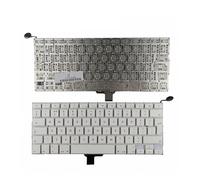 ZYJOZMD For Apple for Macbook 13" A1342 English laotop Keyboard White UK 2009 2010 MC207 MC516 QWERTY Standard inch Unibody