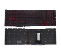 ZYJOZMD HE Hebrew RGB Backlit Keyboard For Acer for Helios 300 PH315-52 PH317-53 Nitro AN515-43 AN515-54 55 AN517-52 Gaming Laptop Keyboards(HE Red Backlight)