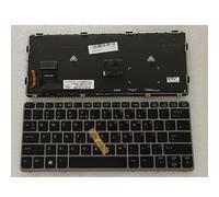 ZYJOZMD US/RU laptop keyboard FOR HP for EliteBook 820 G1 G2 720 725 with point backlit silver frame(US Silver backlit)