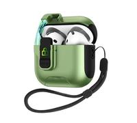 ZYKEJJDDAK 1 Heavy-Duty Protective Case with Built-in Phone Stand & Secure for Pro3 Earbuds Charging Shell Protective Cover