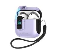 ZYKEJJDDAK 1 Heavy-Duty Protective Case with Built-in Phone Stand & Secure for Pro3 Earbuds Charging Shell Protective Cover