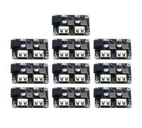 ZYKEJJDDAK 10Pcs Car USB Charging Module 24V 12V To 5V 9V Voltages Regulator Double USB Step Down Fast Quick Car Charging Board