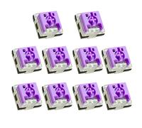 ZYKEJJDDAK 10Pcs Mechanical Keyboards Low Shafts Switches Soundless Operations Automated Assembly for DeathStalker Silents Switches