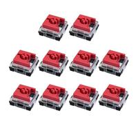 ZYKEJJDDAK 10Pcs Mechanical Keyboards Low Shafts Switches Soundless Operations Automated Assembly for DeathStalker Silents Switches