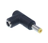 ZYKEJJDDAK 1PC Power Connector Adapter 90 Degree 5.5mm X 2.5mm Female Plug To Male Coupler Converter For Laptop