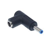 ZYKEJJDDAK 1PC Power Connector Adapter 90 Degree 5.5mm X 2.5mm Female Plug To Male Coupler Converter For Laptop