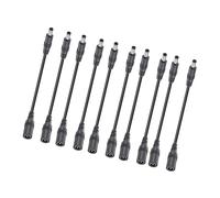 ZYKEJJDDAK 2/4/6/8/10pcs Practical DC5.5x2.1mm Power Extension Cord Replacement 22AWG Flexible Power Extension Cable Enduring Male to Female for LED Strips Cameras