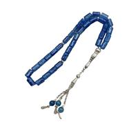 ZYKEJJDDAK 33 Beads Prayer Smooth Glass Cylinders Spiritual Tool for and Daily Wear Smooth Beads