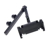 ZYKEJJDDAK 360 Degree Rotating Car Headrest Phone Tablet Holder Double Rod Mount Stand Backseat Mount for 4.7-12.9in Screen Devices Car Back Seat Headrest Tablet Mount