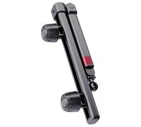 ZYKEJJDDAK 360 Degree Rotating Car Headrest Phone Tablet Holder Double Rod Mount Stand Backseat Mount for 4.7-12.9in Screen Devices Car Back Seat Headrest Tablet Mount