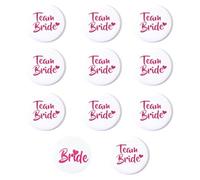 ZYKEJJDDAK 6/8/11Pcs Bridal Buttons Wedding Party Button Pins, Bride Button Pins for Wedding Bridal Shower Party