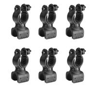 ZYKEJJDDAK 6lots Bicycles Torches Holder Cycling Light Rack Durability Light Clip For Cycling Enthusiasts Waterproofed Bike Light Mount