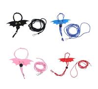 ZYKEJJDDAK Adjustable Lizards Leash Set Bearded Dragon Harness Comfortable Training Leashes for Small Reptiles
