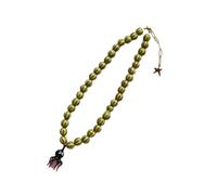 ZYKEJJDDAK Animal Shaped Glass Necklace Vibrant Color Ceramic Beads Neckchain Stylish Jewelry for Birthdays