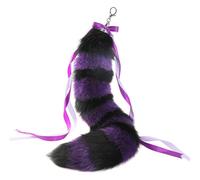 ZYKEJJDDAK Animal Tail Pendant Keychain with Ribbon, 70cm Plush Tail Holder Bag Charm Keychain Decorations Handbag Bag