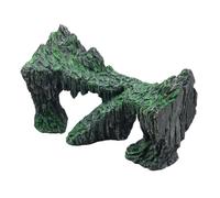 ZYKEJJDDAK Aquariums Resin Rockery Figurine Fishtanks Ornaments Shrimp Hideouts House Landscape Fishtanks Underwater Safe Decors