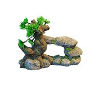 ZYKEJJDDAK Aquariums Rockery Tree Figurine Fishtanks Ornament Shrimp Hideouts Arched Cave Fishtanks Underwater Landscape Safe Decors