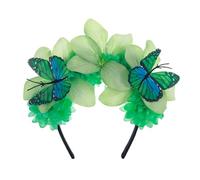 ZYKEJJDDAK Butterfly Headband Fascinator Hat Monarchs Teas Party Headband Headpiece Derby Halloween Costume For Womens Crowns Headpiece