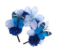 ZYKEJJDDAK Butterfly Headband Fascinator Hat Monarchs Teas Party Headband Headpiece Derby Halloween Costume For Womens Crowns Headpiece