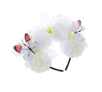 ZYKEJJDDAK Butterfly Headband Fascinator Hat Monarchs Teas Party Headband Headpiece Derby Halloween Costume For Womens Crowns Headpiece