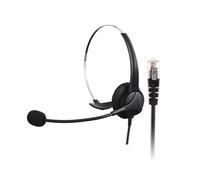 ZYKEJJDDAK Call Center Headsets with Resistant Mic 40dB Ambients Noise Reductions Memory Foam Padding Day Comfort ABS Headsets