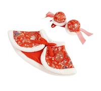 ZYKEJJDDAK Charm Pet Lions Dance Costume Suit New Years Celebration Capes Dog Clothes For Chinese New Years Celebration