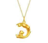 ZYKEJJDDAK Chinese Dragon Pendant Necklace Fashionable Neckchain Women Collarbone Chains Adjustable Choker