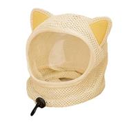 ZYKEJJDDAK Comfortable Protective Collar for Cats Lightweight Design Adjustable Strap Stops Eating Licking Recovery Head Cover