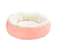 ZYKEJJDDAK Dog Bed Comfortable Round Cuddle Pet Bed Self-Warming Plush Cat Bed Soft Calming Bed for Small Dog Various