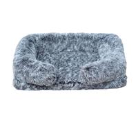 ZYKEJJDDAK Dog Bed Furry Nest for Small Puppy Kitten Dog Basket Pet Bed with Detachable Cushion