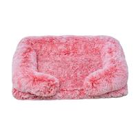 ZYKEJJDDAK Dog Bed Furry Nest for Small Puppy Kitten Dog Basket Pet Bed with Detachable Cushion