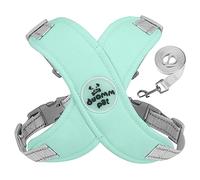 ZYKEJJDDAK Dog Harness Leash Set Puppy Vest Escape Proof Harnesses for Small Dogs Comfortable Reflective