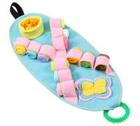 ZYKEJJDDAK Elaborate Treat Dispensing For Dog Interactive Puppy Dog Toy Chew Toy Snuffle Pad For Dogs Cool Training Mat