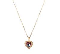 ZYKEJJDDAK Fashionable Heart Love Pendant Elegant Necklace Portable with Any Outfits for Every Occasion Stylish