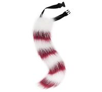 ZYKEJJDDAK Faux Furs Animal Tail Foxes Dog Wolf Tail Halloween Cosplay Party Costume Accessory Adjustable Furry Cats