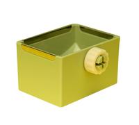 ZYKEJJDDAK Feeding Bowl Rabbits Feeder Food Bowl Pet Cage Hanging Feeder with Screw Rabbits Feeding