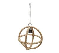 ZYKEJJDDAK Hanging Bird Grinding Beaks Toy Small Parrot Hanging Parrot Cage Toy Hollow Pet Chew Resistances Molar Supplies