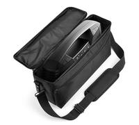 ZYKEJJDDAK Heavy Duty Carrying Case 40W Reinforced Corners, Expandable Compartment & Wide Shoulder Pad Travel Loudspeaker Bag